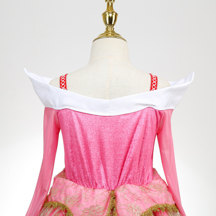 2023 Amazon girl princess eluo dress sleeping beauty European and American dress eluo dress Halloween children's dress