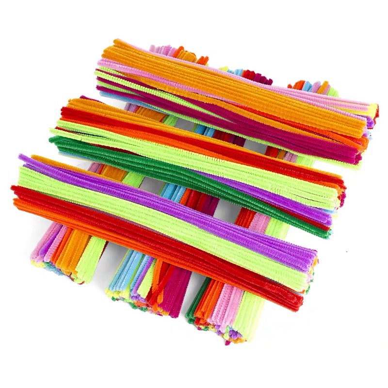 Wool Twist Rod Kindergarten Wool Creative Production Material Educational Toys Wool Wool Wool Wool Wool Colorant 100 Root