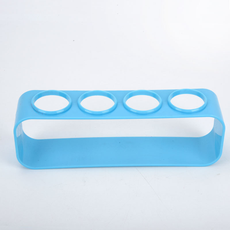 Scientific Experiment Four-hole Test Tube Rack Plastic Test Tube Rack Children Students Science Laboratory Auxiliary Equipment Toys