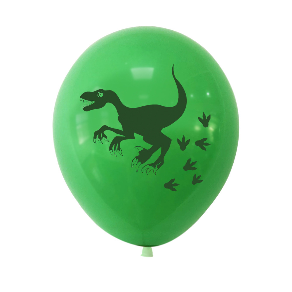Amazon 12 Inch Dinosaur Theme Latex Balloon Combination Set Birthday Party Party Decorative Dinosaur Balloon