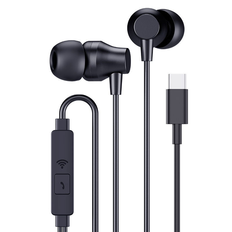 Headset wholesale YS6 wire-controlled in-ear type-c new computer sports game mobile phone 3.5mm wired headset