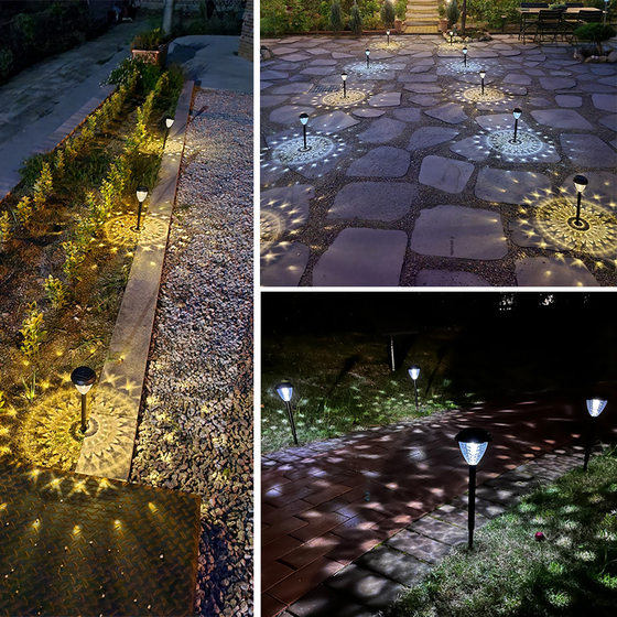 Cross border new solar floor light outdoor courtyard decoration garden landscape atmosphere LED waterproof lawn light