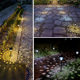Cross border new solar floor light outdoor courtyard decoration garden landscape atmosphere LED waterproof lawn light