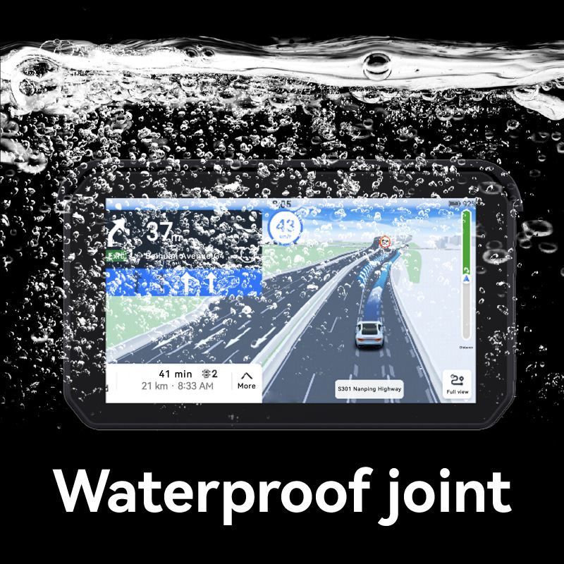 Motorcycle locomotive Wireless carplay Android Apple 5-inch Portable GPS Navigator driving recorder
