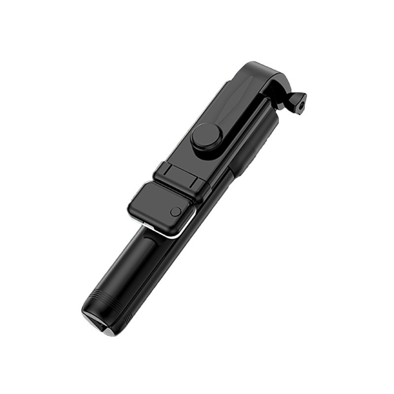 Factory Direct Bluetooth selfie stick fill light live tripod stainless steel telescopic folding portable selfie artifact