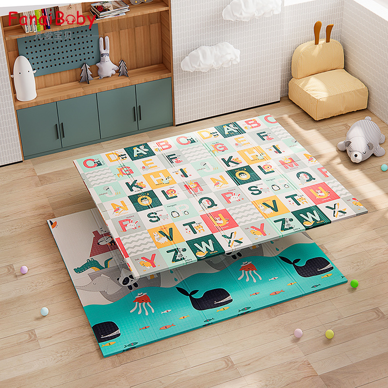 climbing mat thickened tasteless living room home floor mat outdoor travel baby folding climbing mat