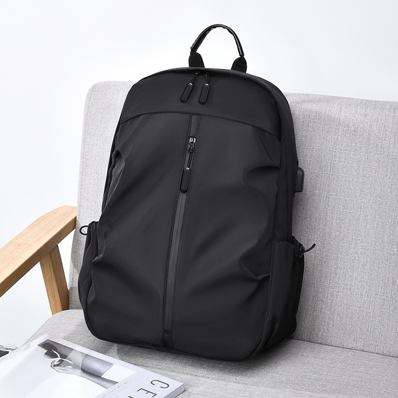2022 new men's casual backpack commuter bag 14 inch USB interface computer bag College student bag