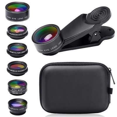 Amazon HD Seven-in-One Ranging Lens Wide Angle Macro Fisheye Universal Ten-in-One Set Mobile Phone Lens