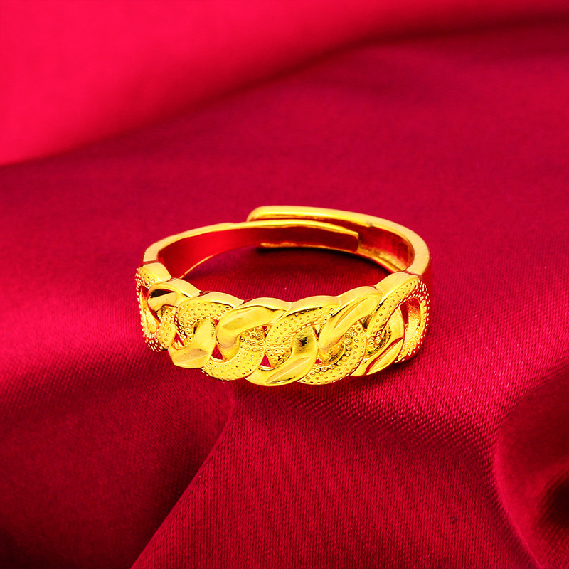 Vietnam sand Gold Bracelet Men's  gold plated women's horse whip  bracelet lovers long time does not fade bracelet_voghion.com
