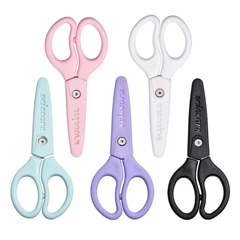 Children's complementary food ceramic scissors household baby baby food scissors portable small cut vegetable meat noodles kitchen scissors in stock