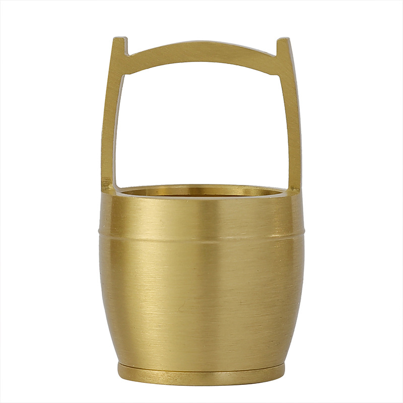 A bucket of gold ornaments pure brass small bucket craft gifts creative retro manufacturers wholesale