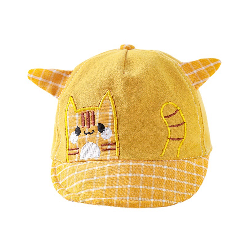 儿童帽子韩版婴儿帽子春夏季太阳帽宝宝帽子时尚男鸭舌遮阳防晒帽