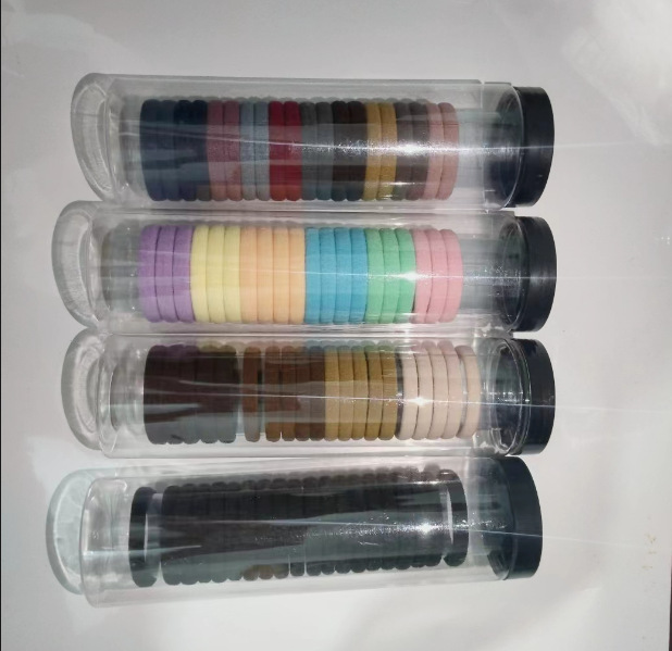 Factory wholesale summer Net red explosions Korean canned seamless horse Tianwei high elasticity does not hurt the hair rubber band head ring