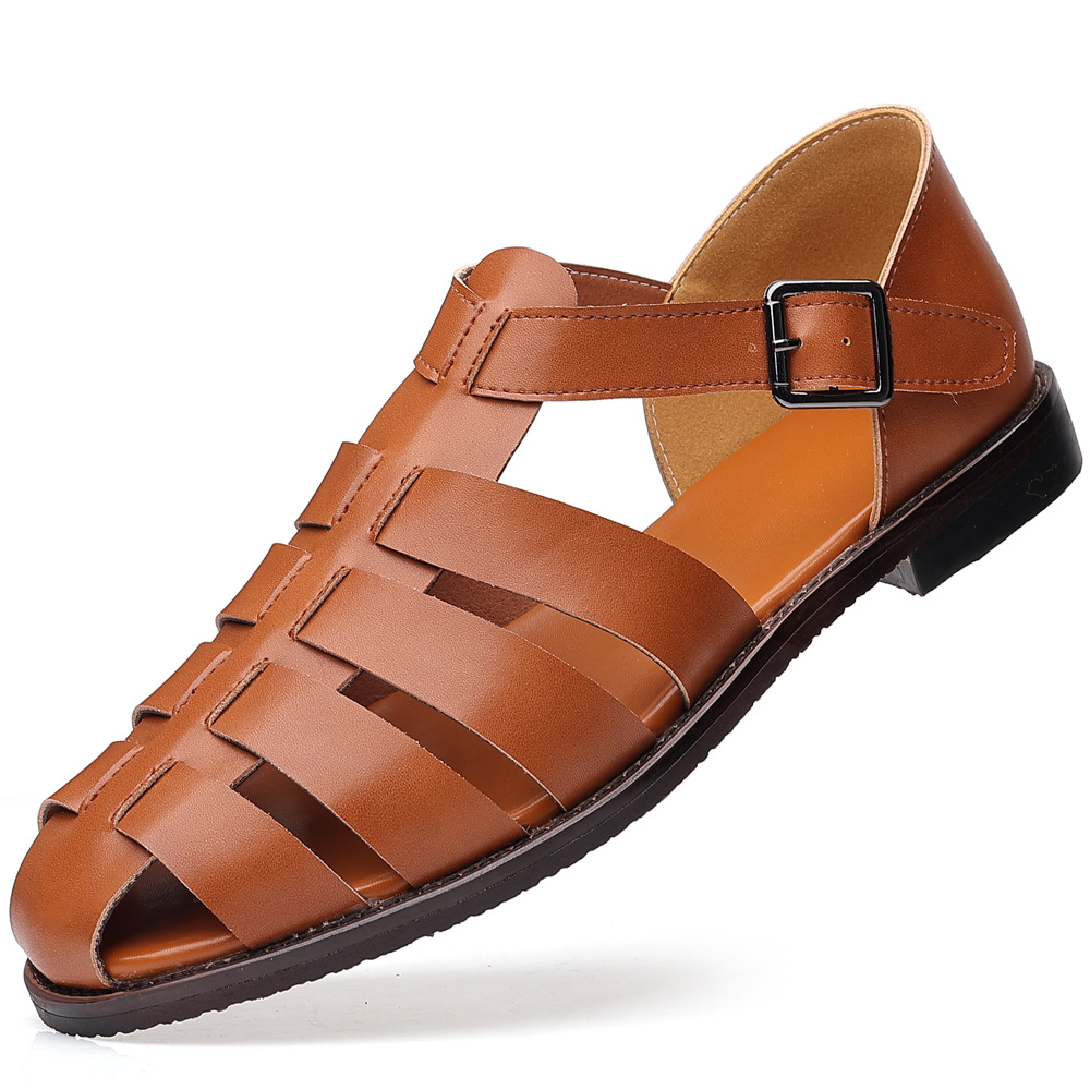 Large Size Men's Shoes 2023 Summer New Casual Sandals Men's Fashion Trendy Roman Shoes Cross-border Foreign Trade Shoes 9985