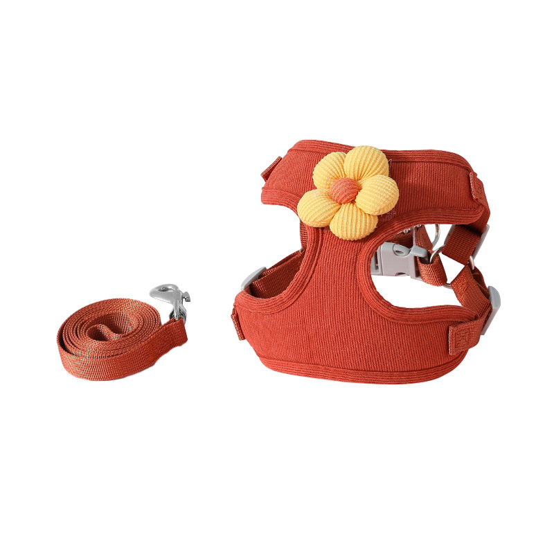 Puppy leash vest-style small dog teddy bear Bomei special chest strap puppy chain dog walking rope