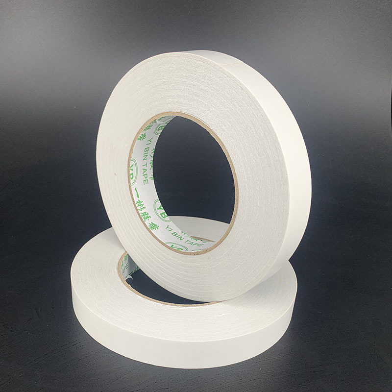 Transparent PET double-sided tape 50m white removable double-sided tape is resistant to pulling and not easy to break PET double-sided tape wholesale