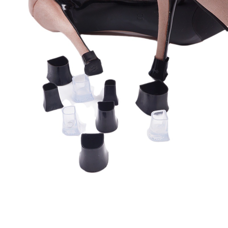 Heel cover high-heeled shoes heel protective cover mute wear-resistant non-slip silencing pad thin heel protective cover women's anti-noise artifact