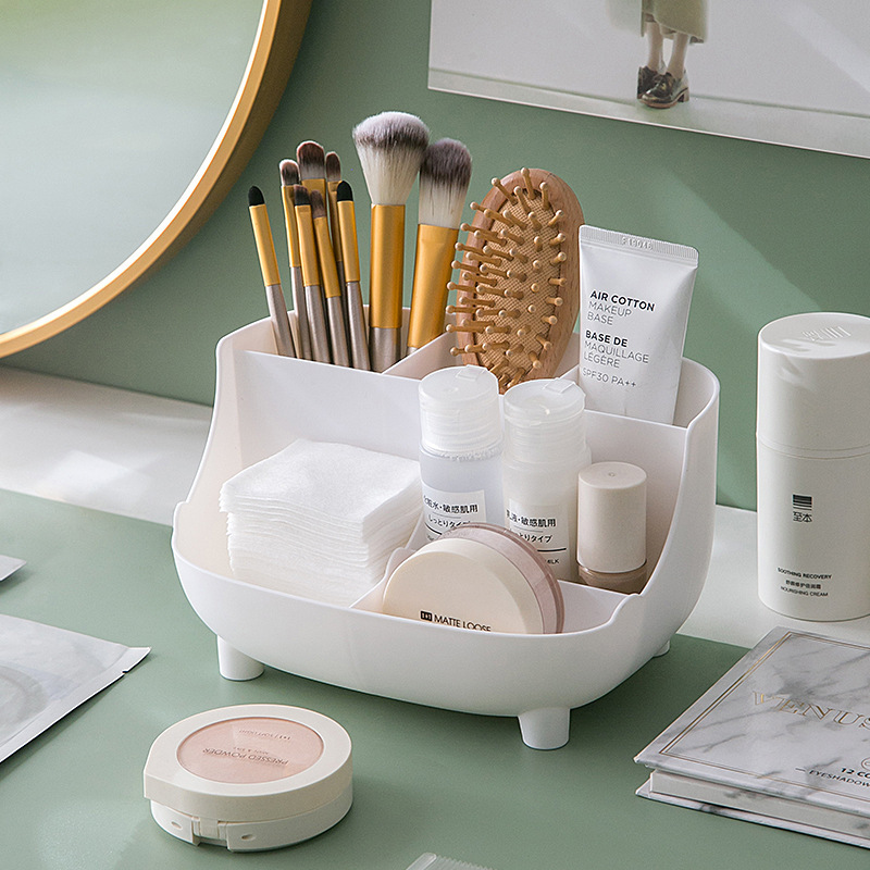 Storage pen holder Office desktop plastic box dormitory stationery student cosmetics desktop storage box