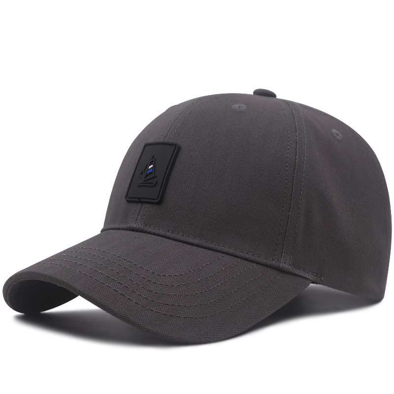 Autumn and winter hat men's hard top peaked cap one-piece delivery spring and autumn sun-proof casual large baseball cap plus size plus size