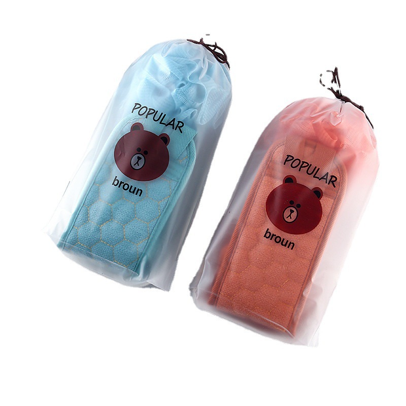 Rubbing towel bathing artifact three-piece set thickened rubbing mud decontamination bath ball combination set back Strip long rubbing towel