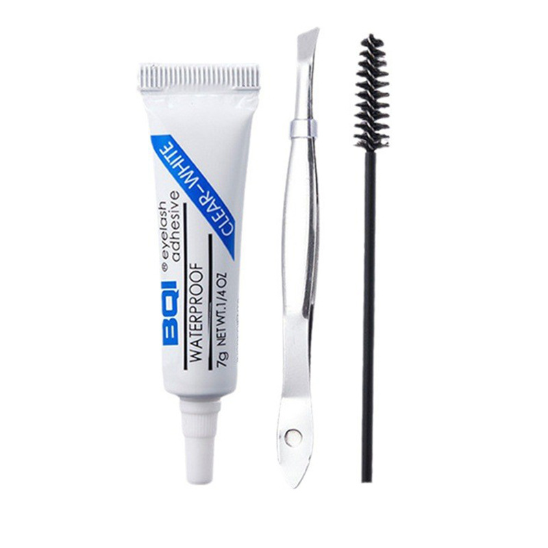 BQI False Eyelash Glue Four-piece Finger Ring Tray Eyelash Grafting Eyelash Special Tool Double Eyelash Glue