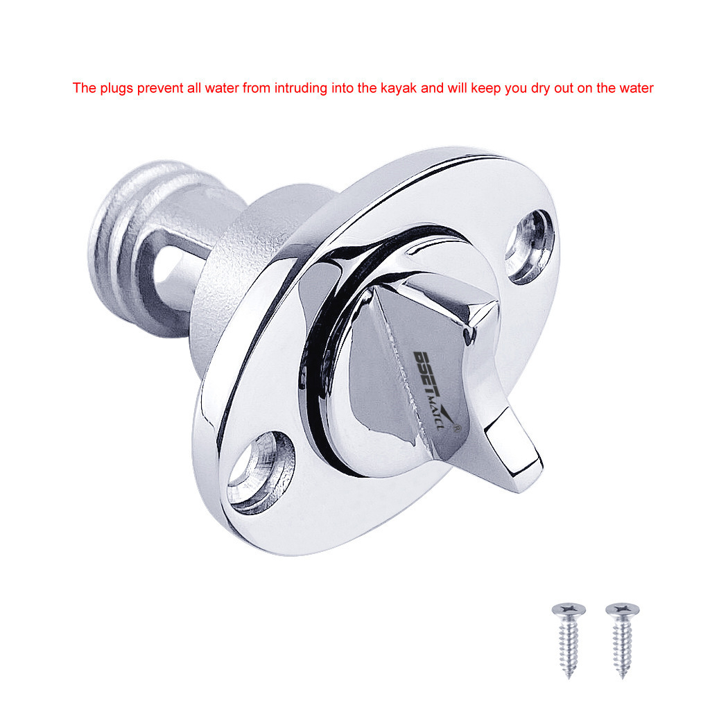 Cross-border 316 stainless steel Marine drain plug Stern plug drain valve outlet bilge drain outlet