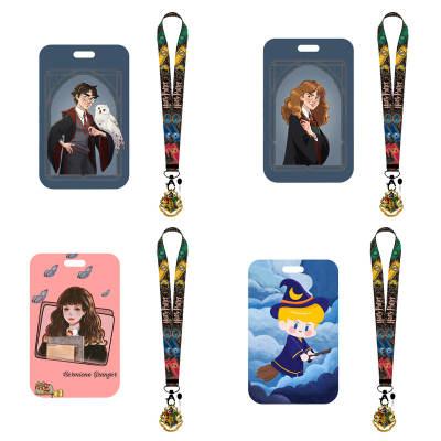 Amazon Foreign Trade Wholesale Harry Potter Card Set Student Card Holder Card Holder Card Holder Surrounding Lanyard Pendant Card Holder