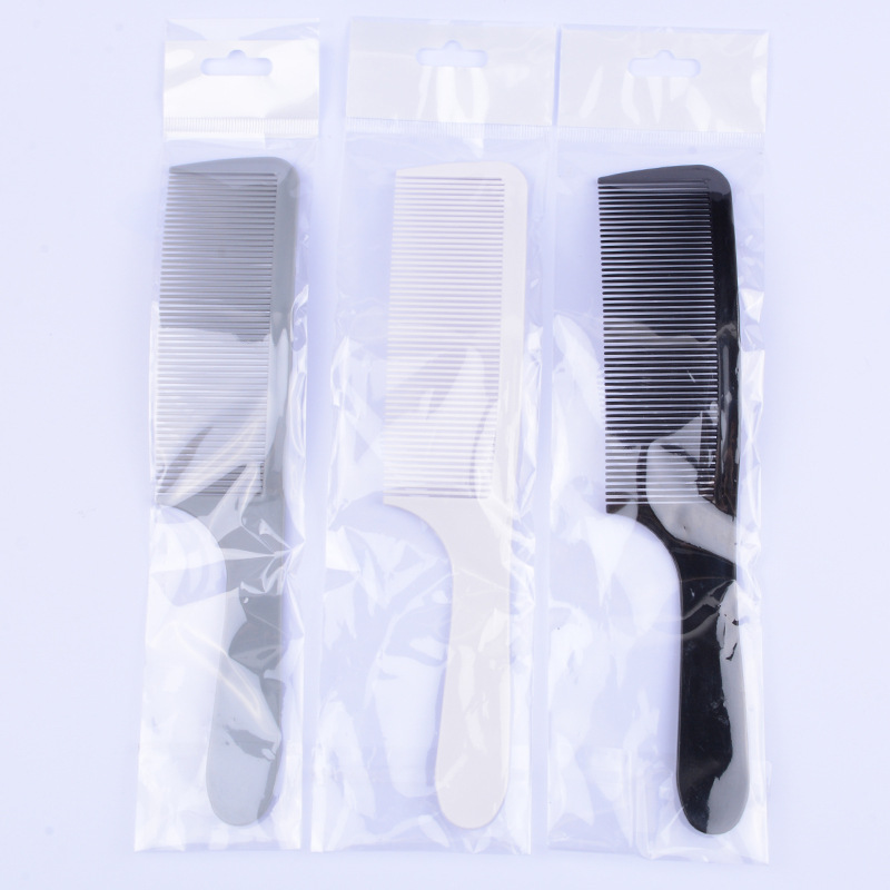 Men's hair clipper S-shaped hair clipper arc comb round head flat comb curved comb hair salon flat head hair decoration