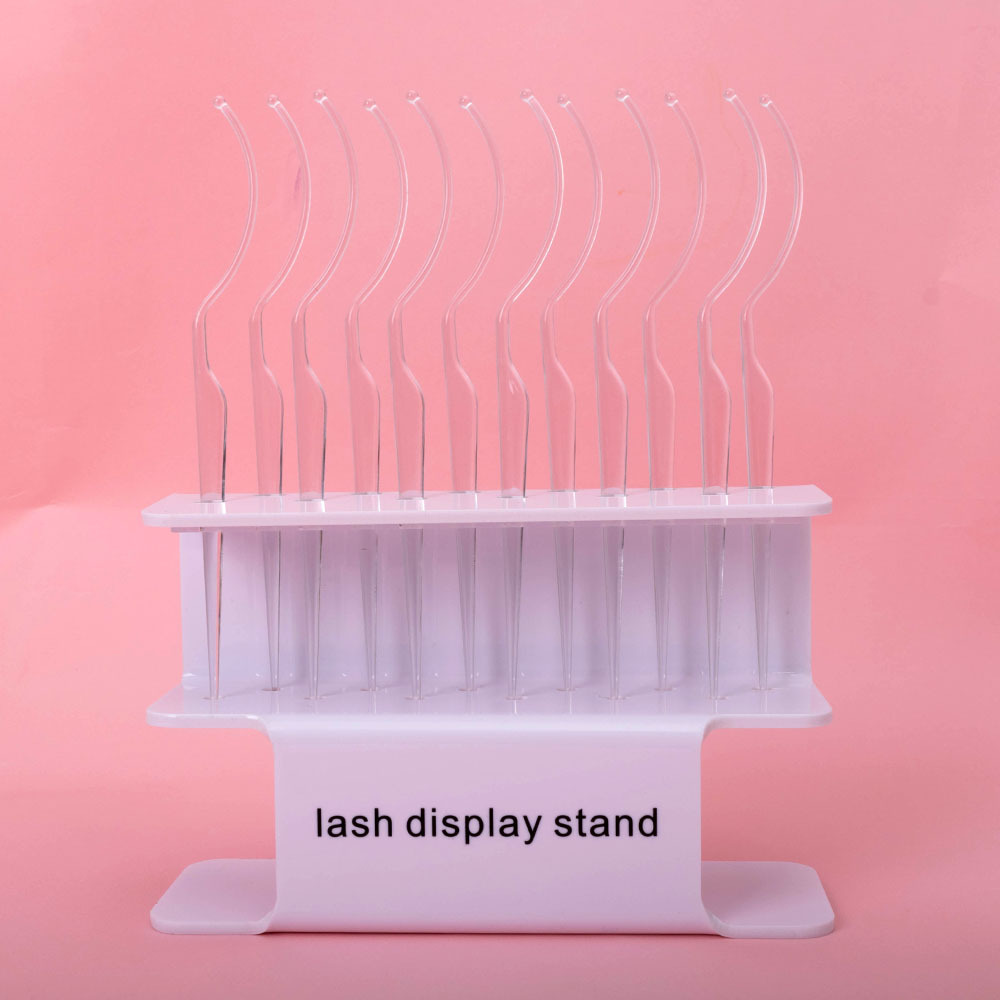 Quick selection to wear display eyelash tester set with bracket grafting effect try-on stick can print logo