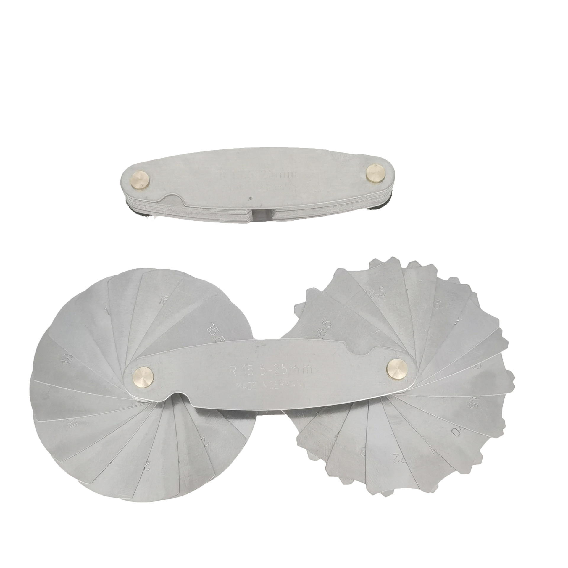 Spot manufacturers supply Multi-specification spring steel stainless steel Radian gauge radius gauge R gauge radius ruler semi-compass