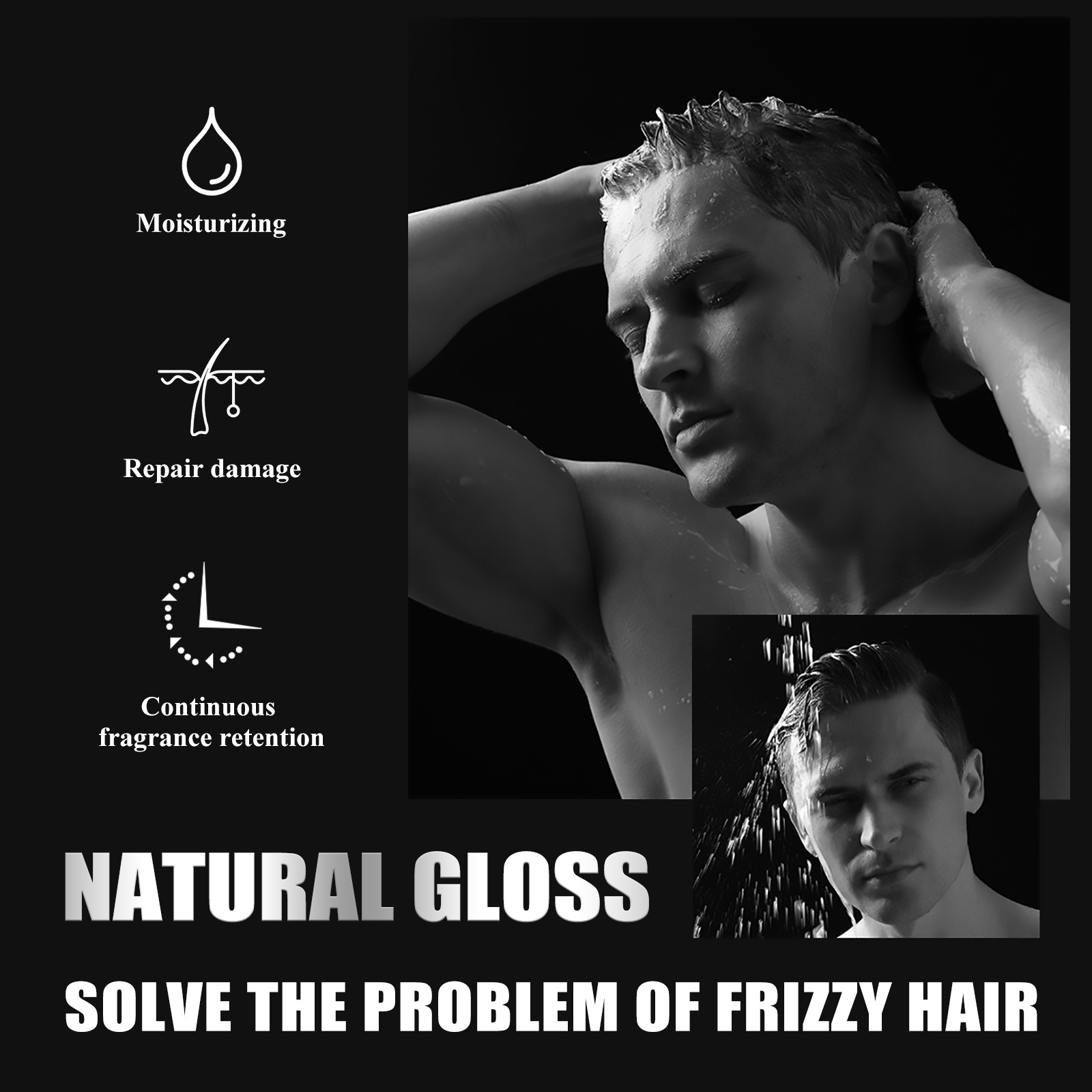Jaysuing hair styling spray light fluffy fragrance modeling plastic elastic modeling styling spray