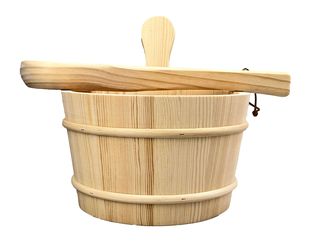 Amazon Sauna Source Manufacturer Swimming PooL Factory Direct SaLes, Export Accessories 4L Wooden BarreL Wooden Spoon Pine Cedar