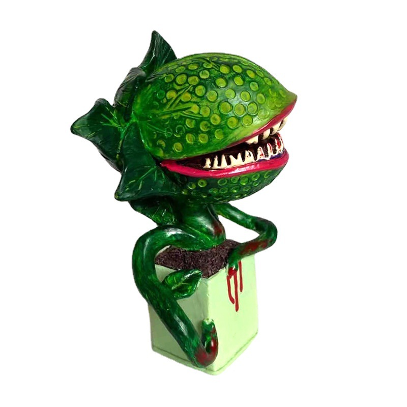 Cannibal flower resin crafts decoration garden decoration decoration Halloween horror resin decoration factory wholesale