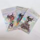 In stock thankyou laser packaging bag ziplock bag data cable Yin Yang bag plastic bag Rainbow Magic color jewelry bag