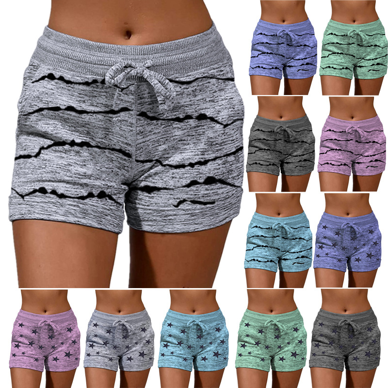 2023 Europe and the United States wish new TEMU women's quick-drying shorts yoga pants casual sports waist stretch shorts