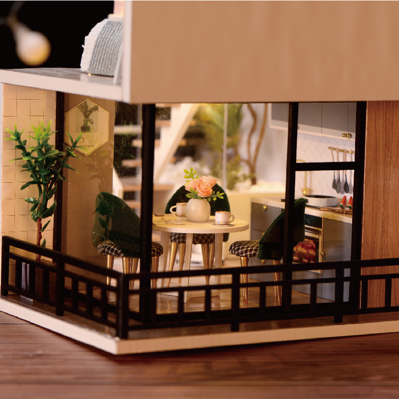 Smart House DIY cottage comfortable time and space novel design double-layer LOFT cottage Assembly
