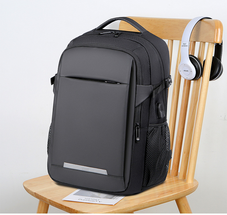 Cross-border Business Backpack 17 Inch Large Capacity Multifunctional Waterproof Computer Backpack Men's Student School Bag Travel Bag