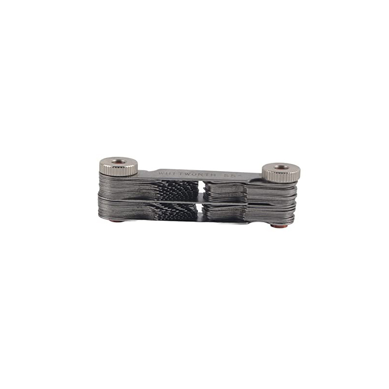 52pc metric 60 inch 55 tooth gauge thread gauge rib template thread gauge pitch measuring tool