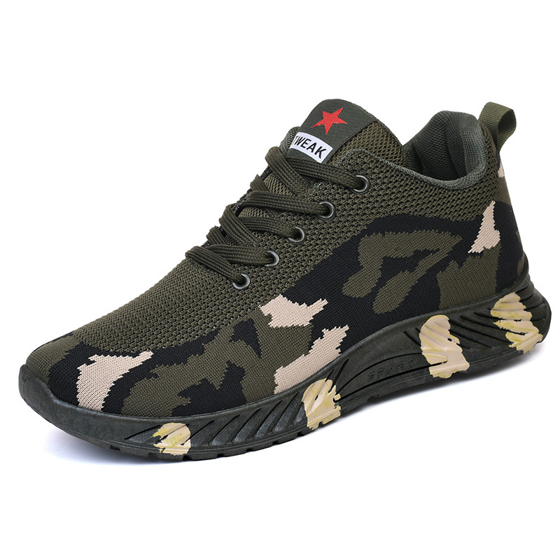 [Factory wholesale] men's and women's same training shoes spring and summer outdoor hiking shoes flying woven shoes comfortable breathable Liberation