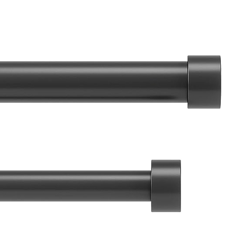 Cross-border factory direct foreign trade TEMU Amazon export independent packaging threaded docking telescopic metal curtain rod
