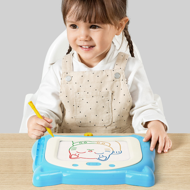 Children's cartoon color magnetic drawing board kindergarten students write erasable writing board graffiti drawing cross-border wholesale
