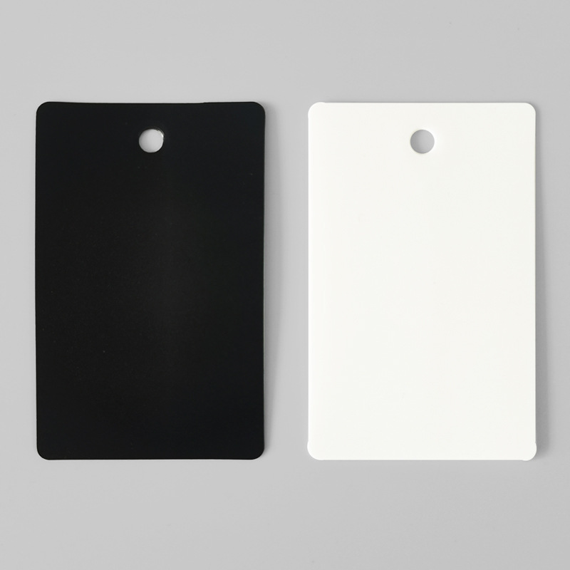 Blank price tag PVC price tag plastic with hole marked price tag card supermarket tag price card