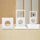 White inner box paper sleeve (round hole);7*7*2