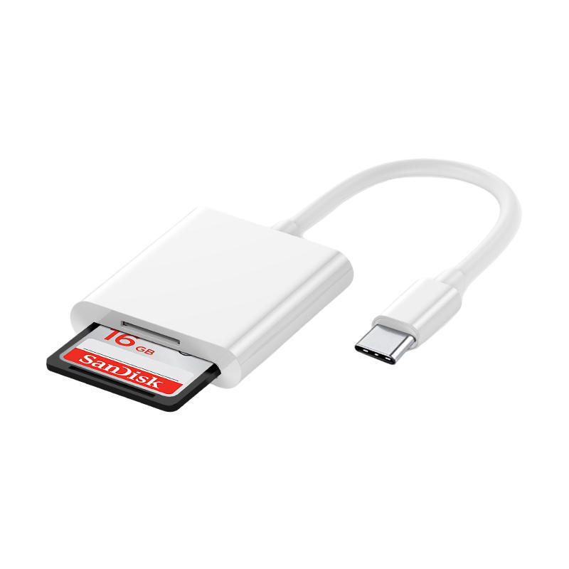 Wholesale type-c to SDTFCF memory card reader mobile phone camera OTG adapter memory card adapter