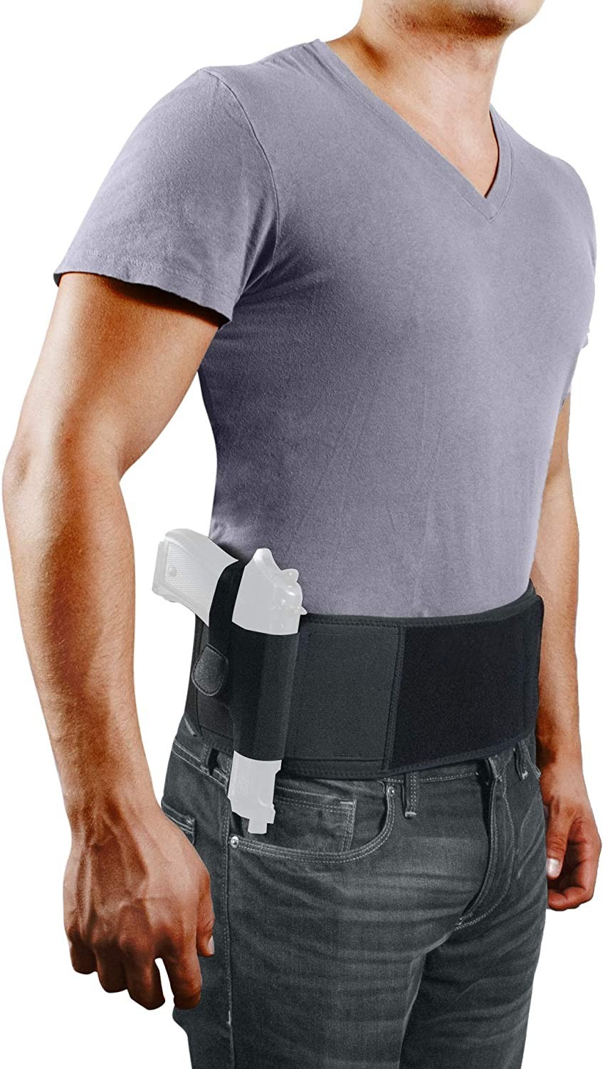 Outdoor holster multifunctional hidden tactical holster left and right Universal diving material gun bag adjustable manufacturers