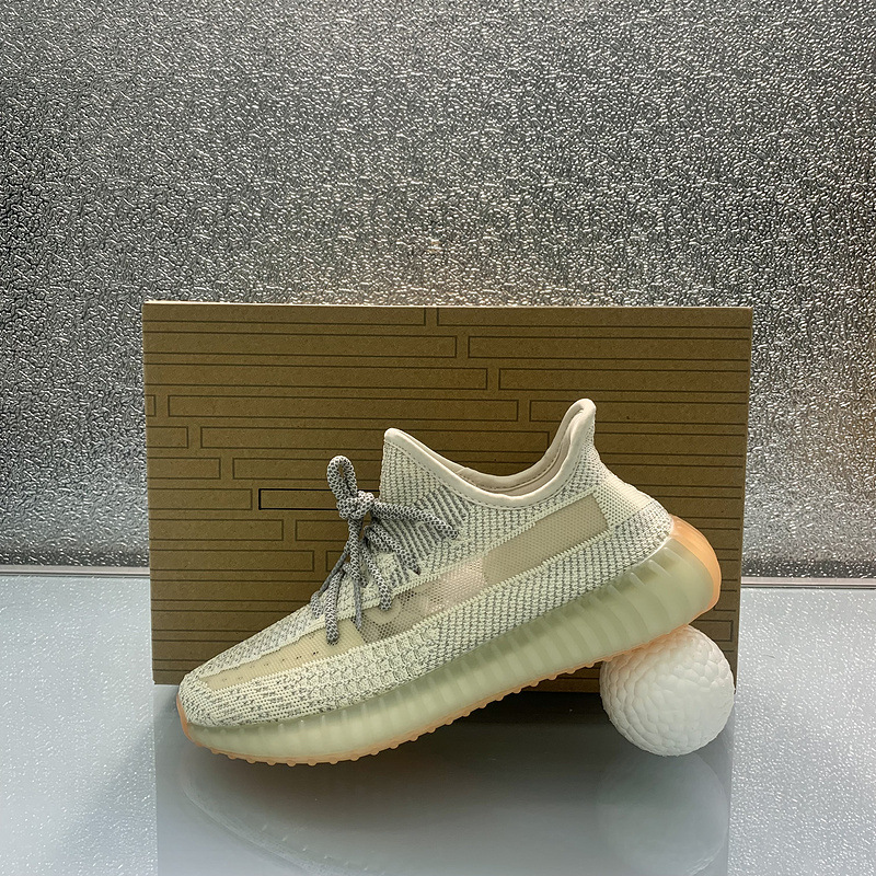 Putian High Version Coconut Shoes yeezy350v2 Dirty Orange Angel Black Gypsophila Running Shoes Men's Pure Original Fashion Shoes Women