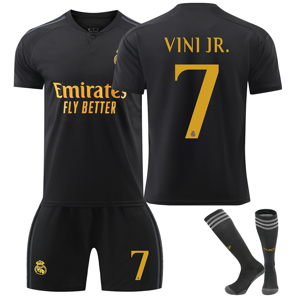 2324 Real Madrid second-team jersey No. 10 Mbappe No. 7 Vinicus No. 5 Bellingham football jersey
