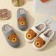 New Comfortable Home Bear Head Cute Warm Winter Cotton Slippers Couple Men and Women Thick Bottom Soft Bottom Cartoon Cotton Shoes