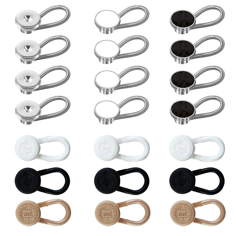 Amazon Hot Selling Collar Extension Buckle Metal Spring Plastic Extension Buckle Shirt Waist Adjustment Buckle Wholesale