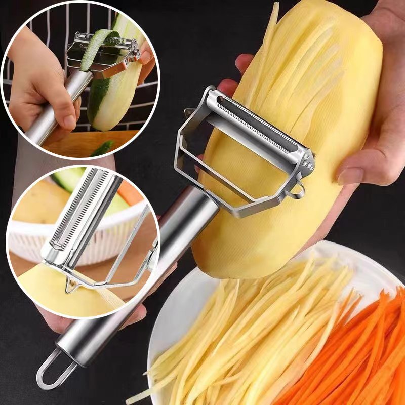 Stainless steel grater kitchen melon and fruit grater fruit peeler household multi-function Peeler